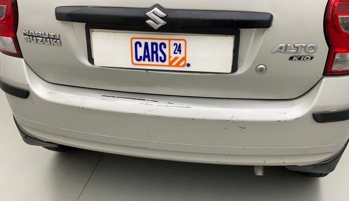 2011 Maruti Alto K10 LXI, Petrol, Manual, 23,584 km, Rear bumper - Minor scratches
