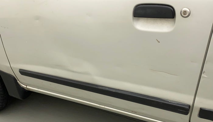 2011 Maruti Alto K10 LXI, Petrol, Manual, 23,584 km, Front passenger door - Slightly dented