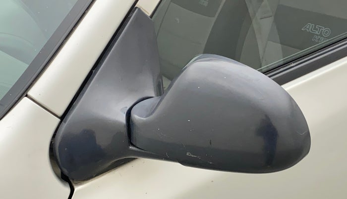 2011 Maruti Alto K10 LXI, Petrol, Manual, 23,584 km, Left rear-view mirror - Slight misalignment
