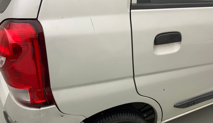 2011 Maruti Alto K10 LXI, Petrol, Manual, 23,584 km, Right quarter panel - Minor scratches