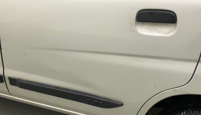 2011 Maruti Alto K10 LXI, Petrol, Manual, 23,584 km, Rear left door - Slightly dented