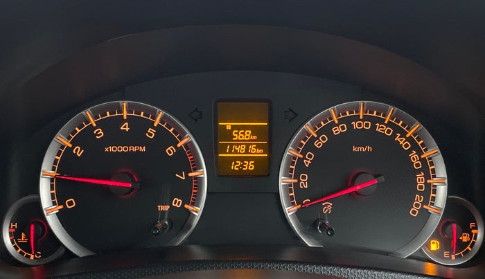 2014 Maruti Swift VXI, Petrol, Manual, 1,14,815 km, Odometer Image