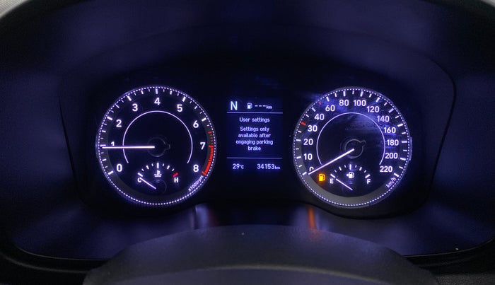 2020 Hyundai VENUE SX 1.0 (O) TURBO IMT, Petrol, Manual, 34,151 km, Odometer Image