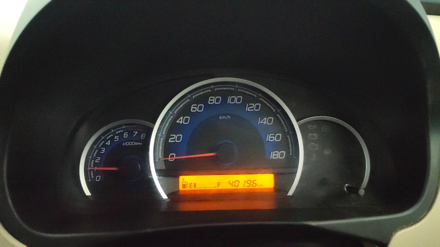 2018 Maruti Wagon R 1.0 VXI, Petrol, Manual, 40,187 km, Odometer Image