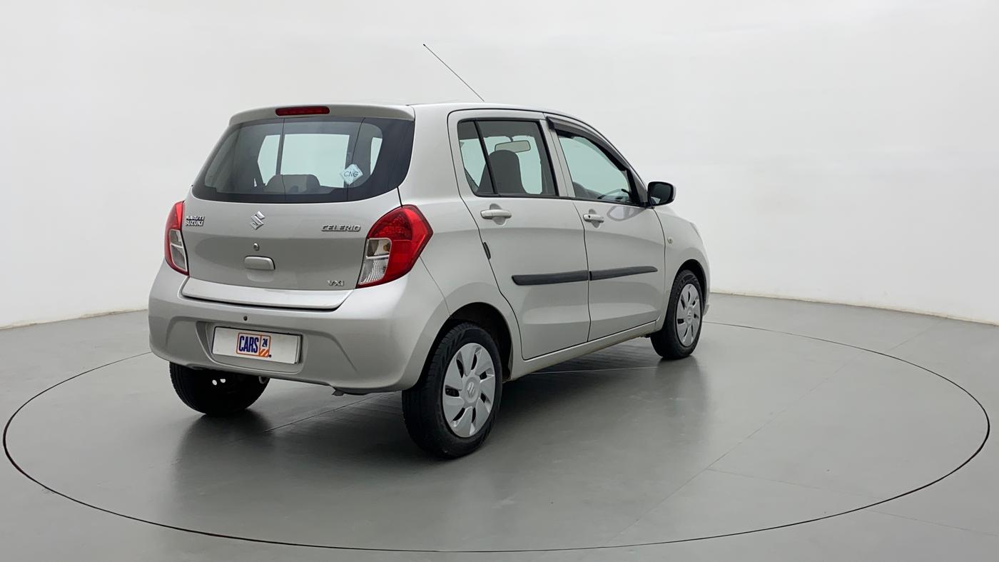 2018 Maruti Celerio VXI CNG D, CNG, Manual, 34,157 km, Right Back Diagonal