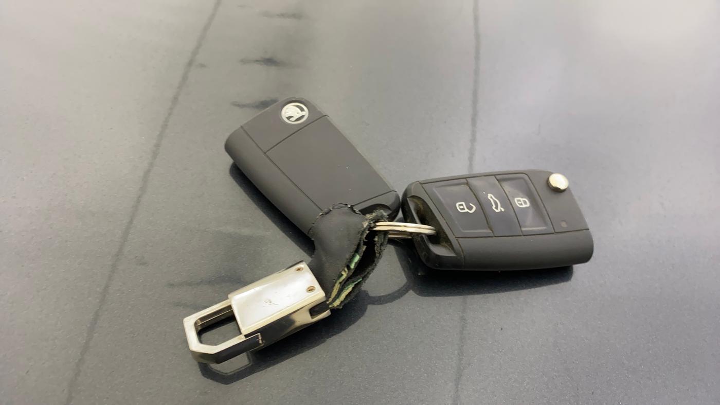 2022 Skoda KUSHAQ ACTIVE 1.0L TSI MT, Petrol, Manual, 41,024 km, Key Close Up