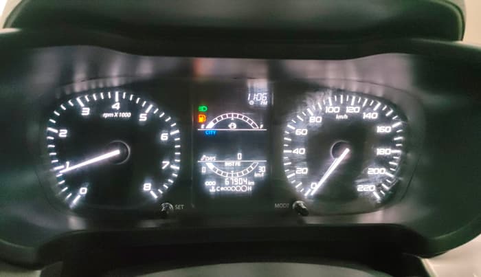 2021 Tata ALTROZ XZ PETROL, Petrol, Manual, 67,879 km, Odometer Image