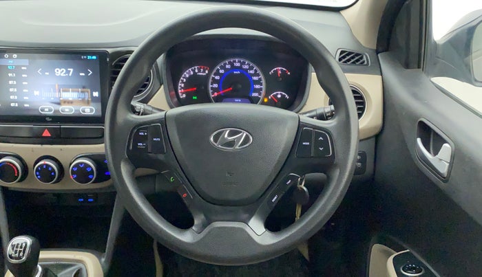 2017 Hyundai Grand i10 SPORTZ 1.2 KAPPA VTVT, Petrol, Manual, 62,866 km, Steering Wheel Close Up