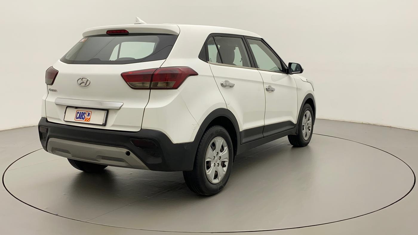 2018 Hyundai Creta E PLUS 1.6 PETROL, Petrol, Manual, 1,03,772 km, Right Back Diagonal