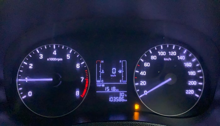 2018 Hyundai Creta E PLUS 1.6 PETROL, Petrol, Manual, 1,03,772 km, Odometer Image