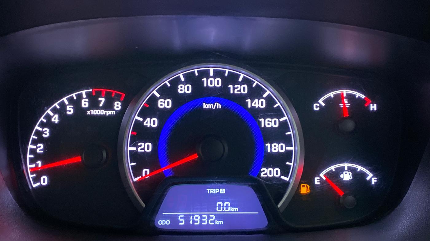 2018 Hyundai Grand i10 MAGNA 1.2 VTVT, Petrol, Manual, 51,955 km, Odometer Image