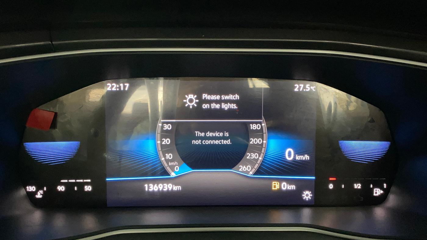 2022 Volkswagen TAIGUN TOPLINE 1.0 TSI MT, Petrol, Manual, 1,35,666 km, Odometer Image