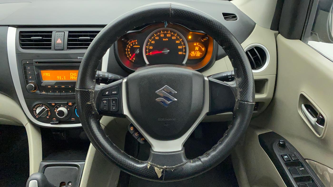 2016 Maruti Celerio ZXI AMT, Petrol, Automatic, 46,236 km, Steering Wheel Close Up