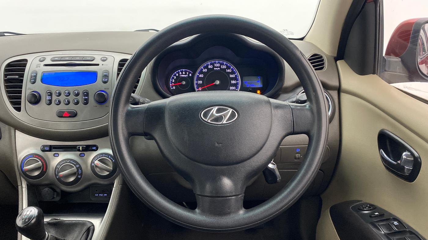 2012 Hyundai i10 SPORTZ 1.2 KAPPA2, Petrol, Manual, 76,530 km, Steering Wheel Close Up