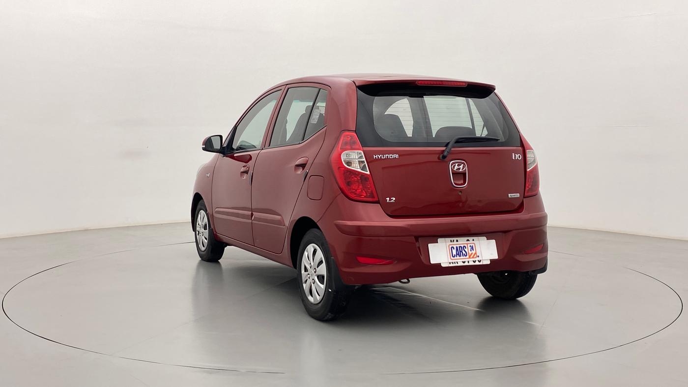 2012 Hyundai i10 SPORTZ 1.2 KAPPA2, Petrol, Manual, 76,530 km, Left Back Diagonal