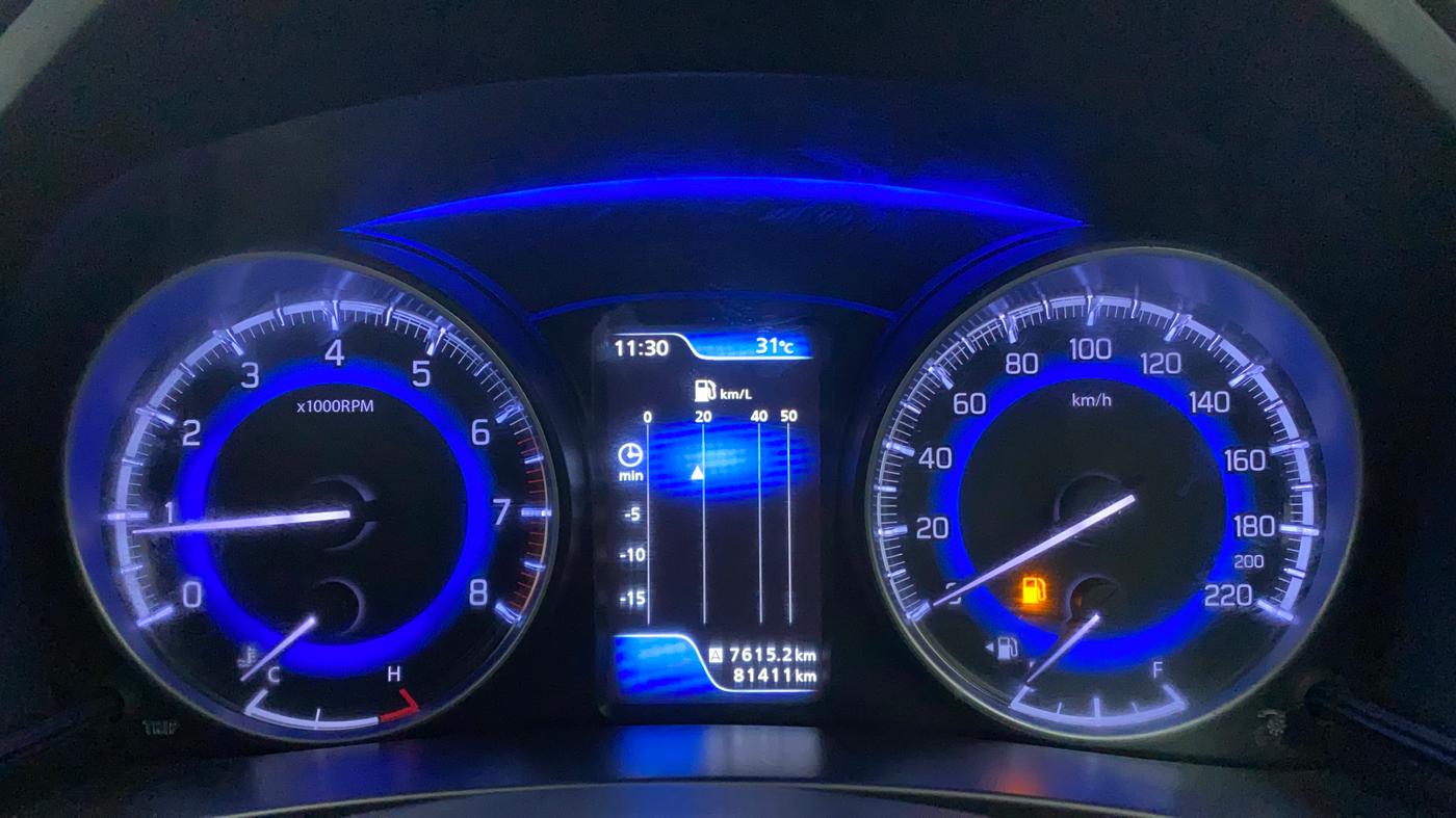 2016 Maruti Baleno ALPHA PETROL 1.2, Petrol, Manual, 81,411 km, Odometer Image
