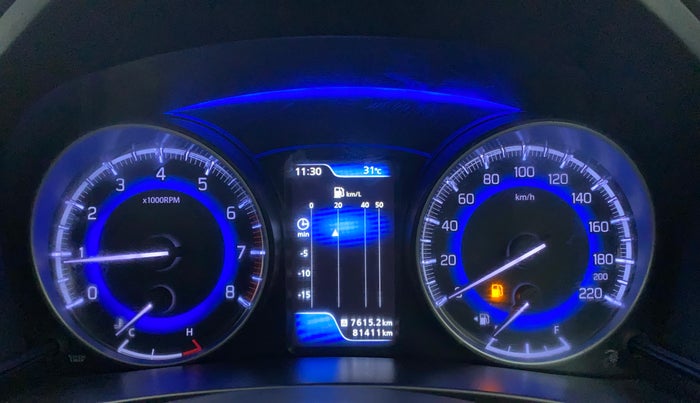 2016 Maruti Baleno ALPHA PETROL 1.2, Petrol, Manual, 81,411 km, Odometer Image