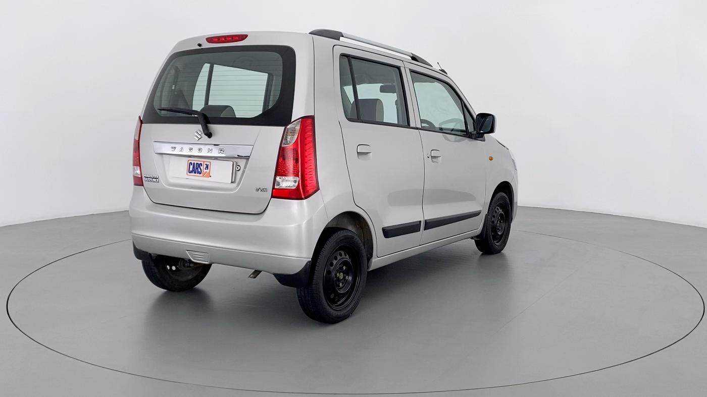 2017 Maruti Wagon R 1.0 VXI, Petrol, Manual, Right Back Diagonal