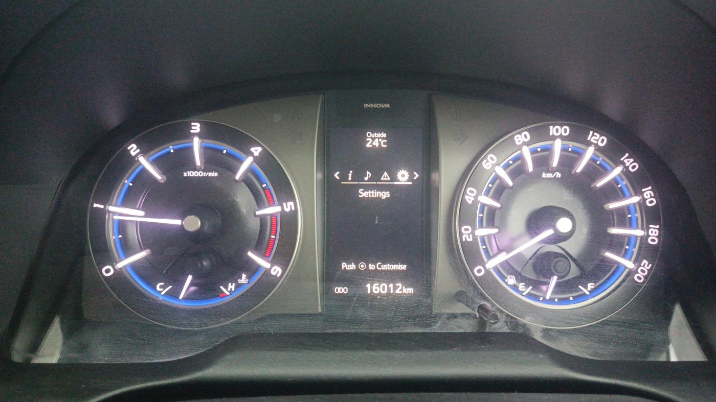 2025 Toyota Innova Crysta 2.4 ZX 7STR, Diesel, Manual, 16,012 km, Odometer Image