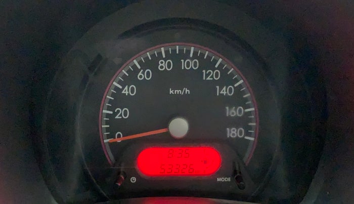 2013 Maruti A Star VXI, CNG, Manual, 53,325 km, Odometer Image