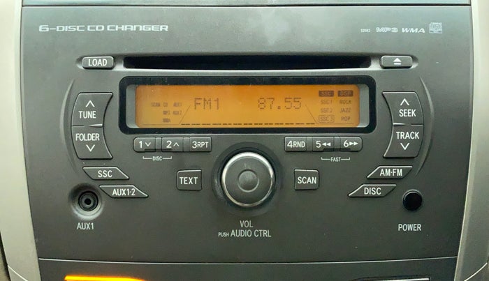 2011 Toyota Corolla Altis 1.8 G, Petrol, Manual, 1,00,075 km, Infotainment System