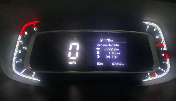 2020 KIA SONET HTX 1.5, Diesel, Manual, 62,059 km, Odometer Image