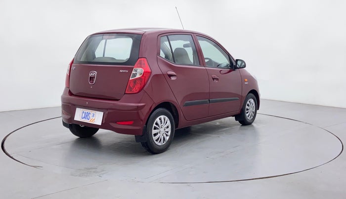 2016 Hyundai i10 SPORTZ 1.1 IRDE2, Petrol, Manual, 35,763 km, Right Back Diagonal (45- Degree) View