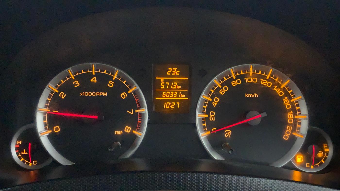 2013 Maruti Swift ZXI D, Petrol, Manual, 60,389 km, Odometer Image