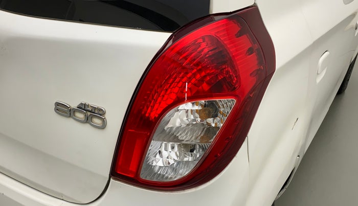 2018 Maruti Alto 800 LXI, CNG, Manual, 67,680 km, Right tail light - Chrome has minor damage