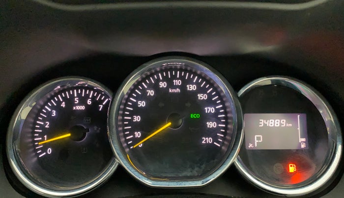 2017 Renault Duster RXS CVT, Petrol, Automatic, 34,889 km, Odometer Image