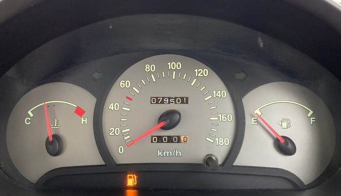 2011 Hyundai Santro Xing GL PLUS, Petrol, Manual, 79,501 km, Odometer Image