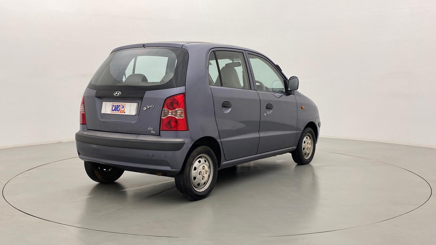 2011 Hyundai Santro Xing GL PLUS, Petrol, Manual, 79,501 km, Right Back Diagonal
