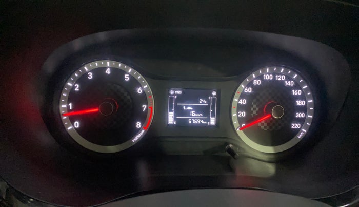 2020 Hyundai GRAND I10 NIOS SPORTZ 1.2 KAPPA VTVT CNG, CNG, Manual, 57,683 km, Odometer Image