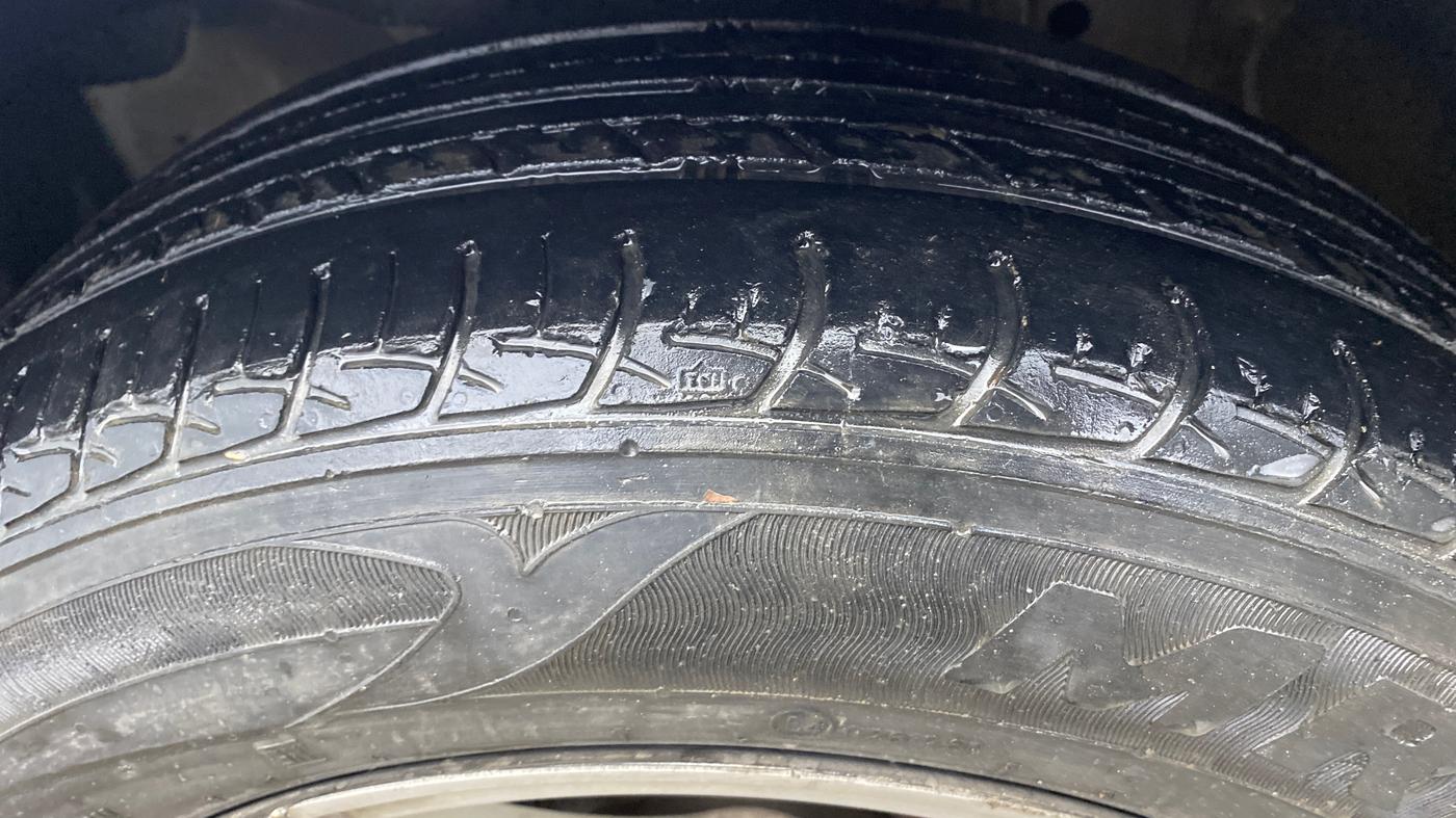 2014 Honda City 1.5L I-VTEC SV, CNG, Manual, 77,117 km, Left Front Tyre Tread