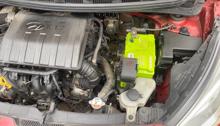 2015 Hyundai Xcent SX 1.2 (O), Petrol, Manual, 1,12,695 km, Engine View - Left