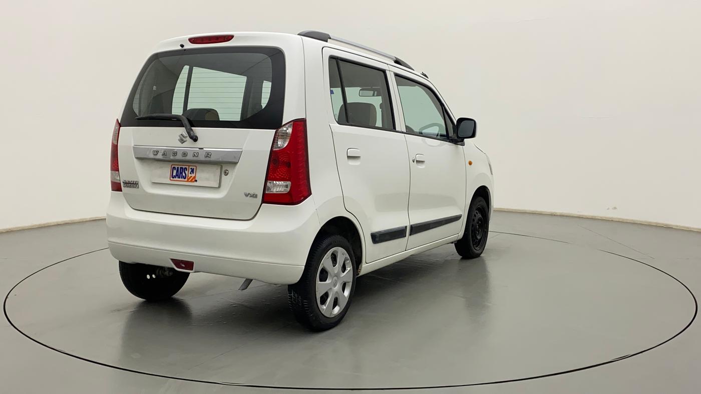 2011 Maruti Wagon R 1.0 VXI, Petrol, Manual, 23,651 km, Right Back Diagonal