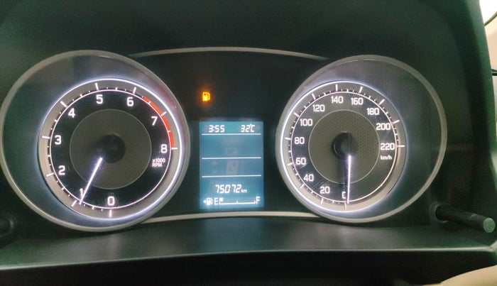 2018 Maruti Dzire ZXI PLUS, Petrol, Manual, 75,062 km, Odometer Image