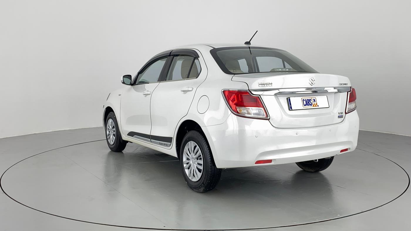 2017 Maruti Dzire VXI AMT, Petrol, Automatic, 13,755 km, Left Back Diagonal