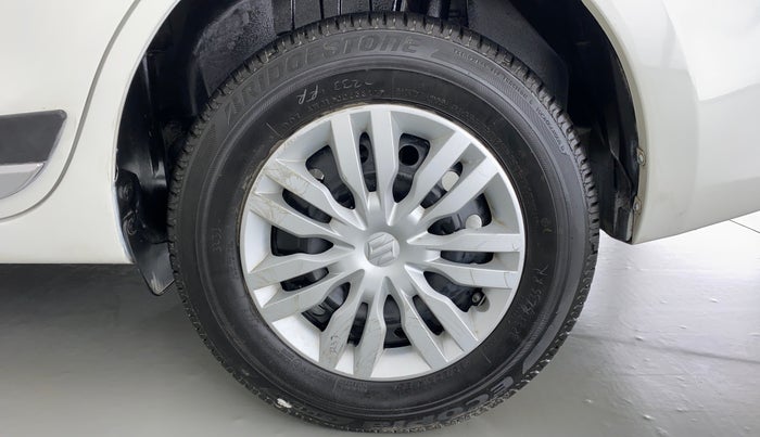2017 Maruti Dzire VXI AMT, Petrol, Automatic, 13,755 km, Left Rear Wheel