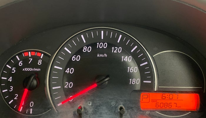2013 Nissan Micra XV CVT, Petrol, Automatic, 60,867 km, Odometer Image