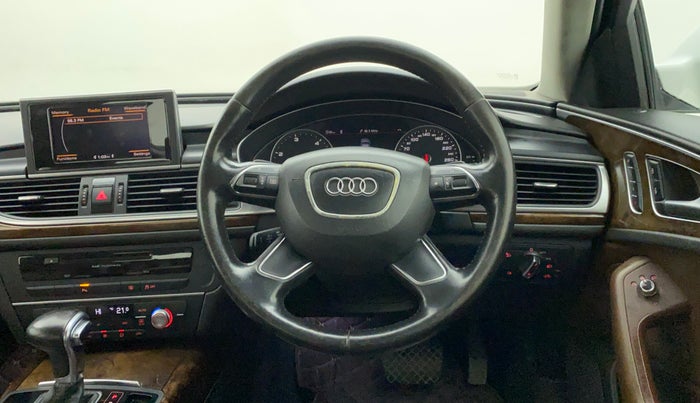 2011 Audi A6 2.0 TDI, Diesel, Automatic, 1,02,564 km, Steering Wheel Close Up