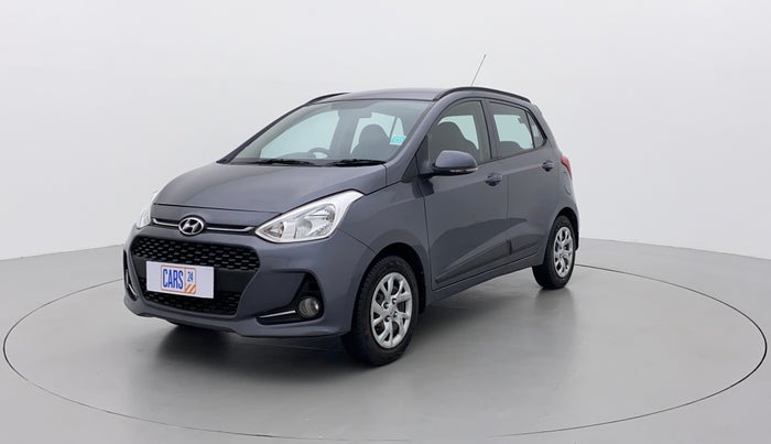 2018 Hyundai Grand i10 SPORTZ 1.2 KAPPA VTVT, CNG, Manual, 79,541 km, Left Front Diagonal