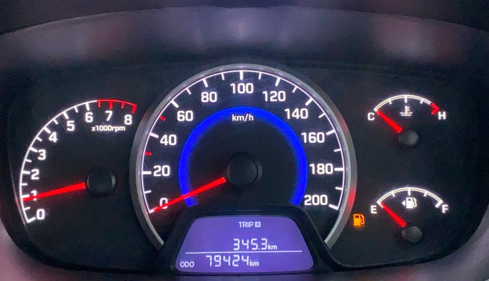 2018 Hyundai Grand i10 SPORTZ 1.2 KAPPA VTVT, CNG, Manual, 79,541 km, Odometer Image