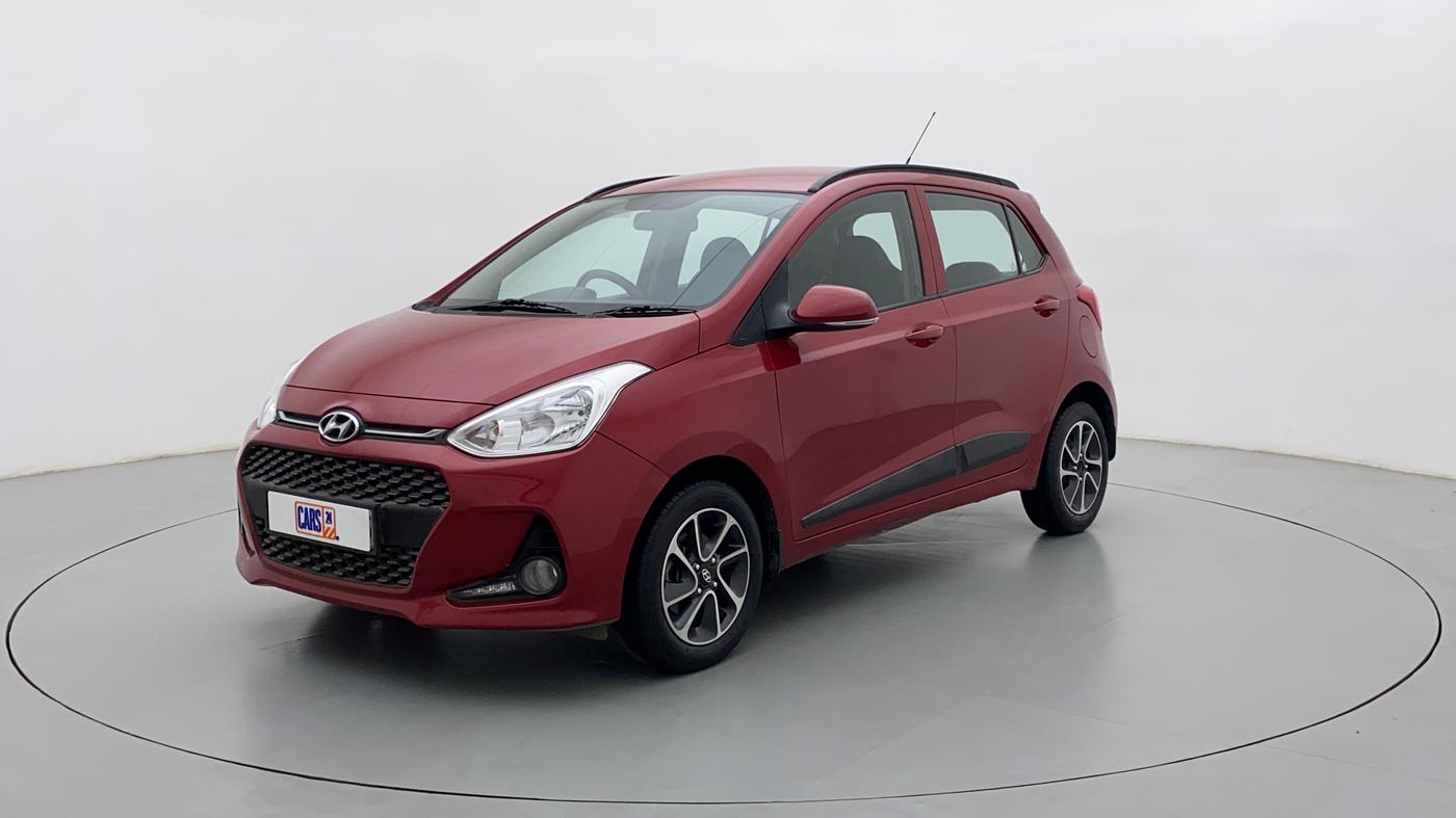 2017 Hyundai Grand i10 SPORTZ (O) 1.2 AT VTVT, Petrol, Automatic, 29,962 km, Left Front Diagonal