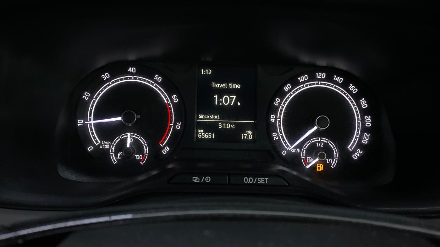 2022 Skoda KUSHAQ AMBITION 1.0L TSI MT, Petrol, Manual, 65,634 km, Odometer Image
