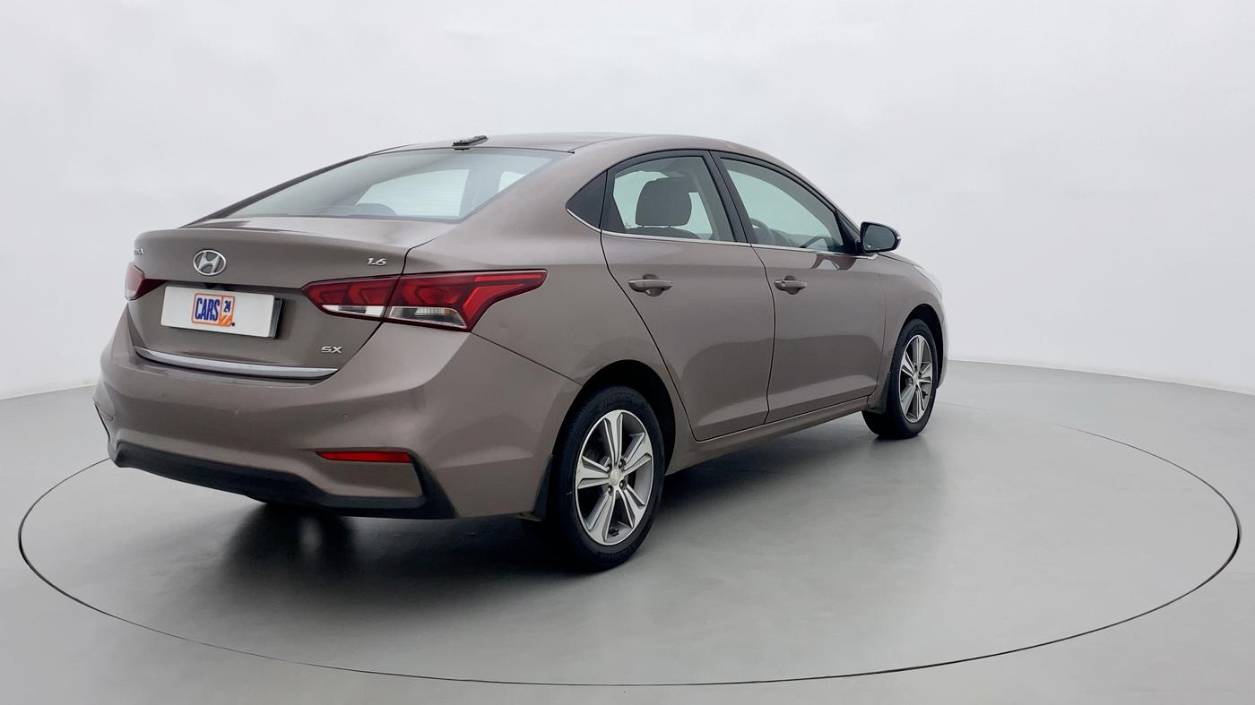 2017 Hyundai Verna 1.6 VTVT SX, Petrol, Manual, 61,844 km, Right Back Diagonal