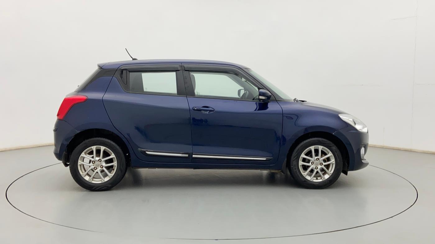 2018 Maruti Swift ZXI AMT, Petrol, Automatic, 1,06,419 km, Right Side View