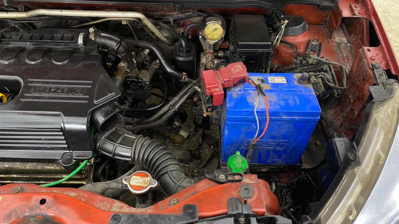 2015 Maruti Celerio VXI CNG, CNG, Manual, 94,564 km, Engine View - Left
