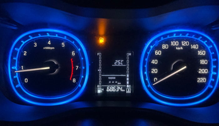 2021 Maruti Vitara Brezza ZXI, Petrol, Manual, 68,625 km, Odometer Image