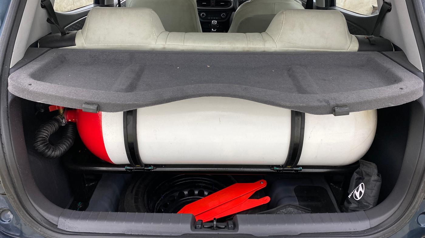 2021 Hyundai GRAND I10 NIOS SPORTZ 1.2 KAPPA VTVT CNG, CNG, Manual, 52,924 km, Boot Inside